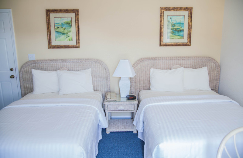 Rental bedroom at The Winds Resort Beach Club.