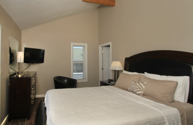 Guest bedroom at Ocean Walk Hotel.