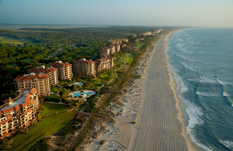 Aerial view of The Villas of Amelia Island Plantation.
