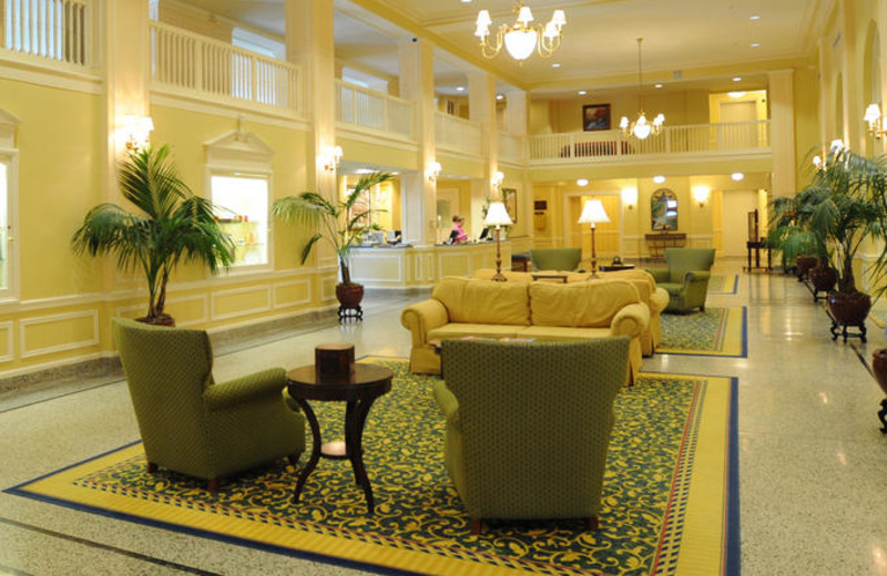 Lobby at Stonewall Jackson Hotel & Conference Center.