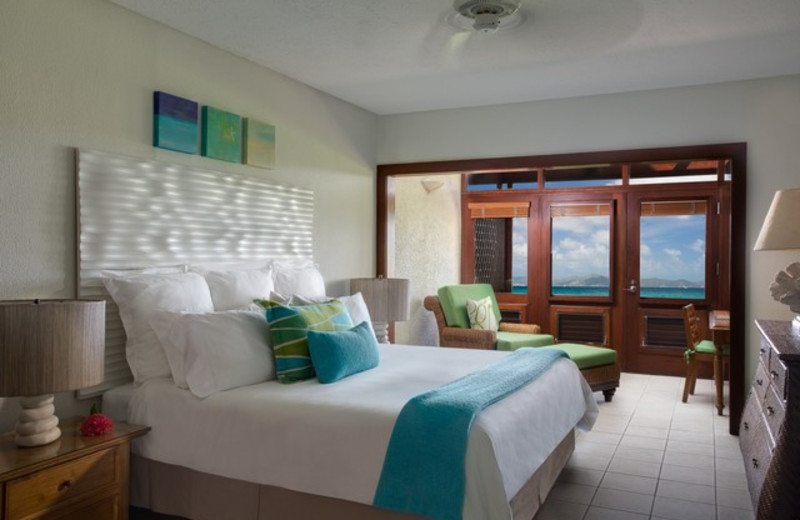 Guest room at Peter Island Resort.