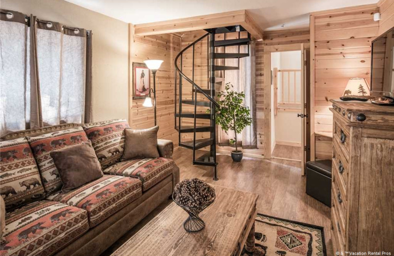 Rental living room at Vacation Rental Pros - Ruidoso.