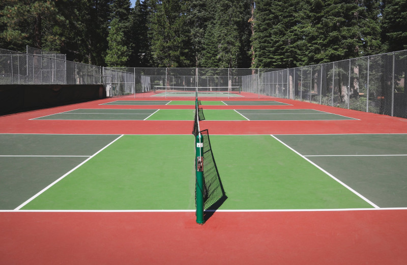 Tennis court at Chinquapin.