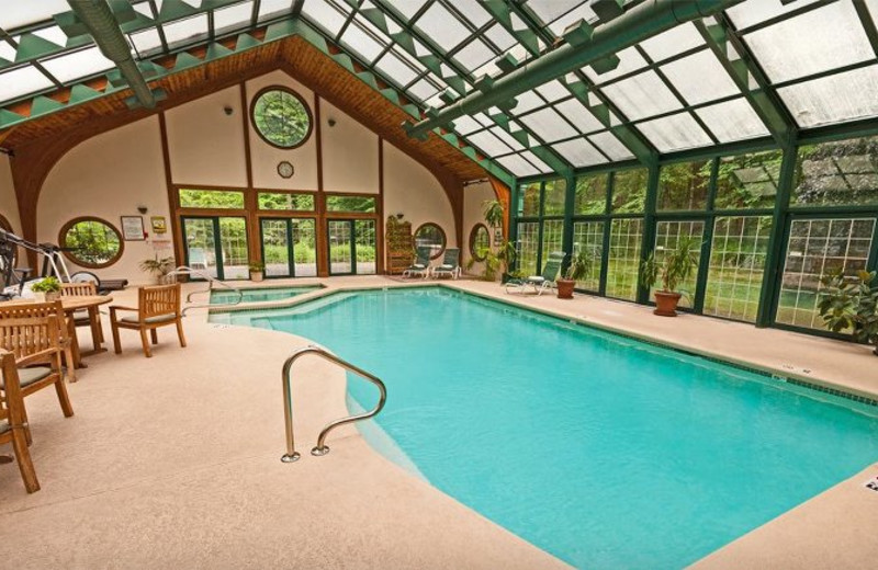 Indoor/Outdoor Pool at Stonehedge Inn and Spa.