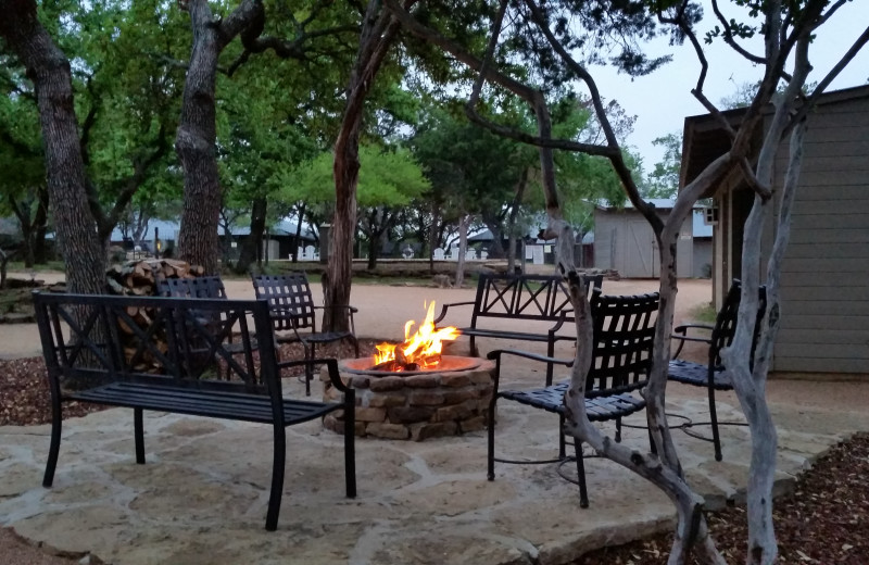 Bonfire at Canyon of the Eagles.