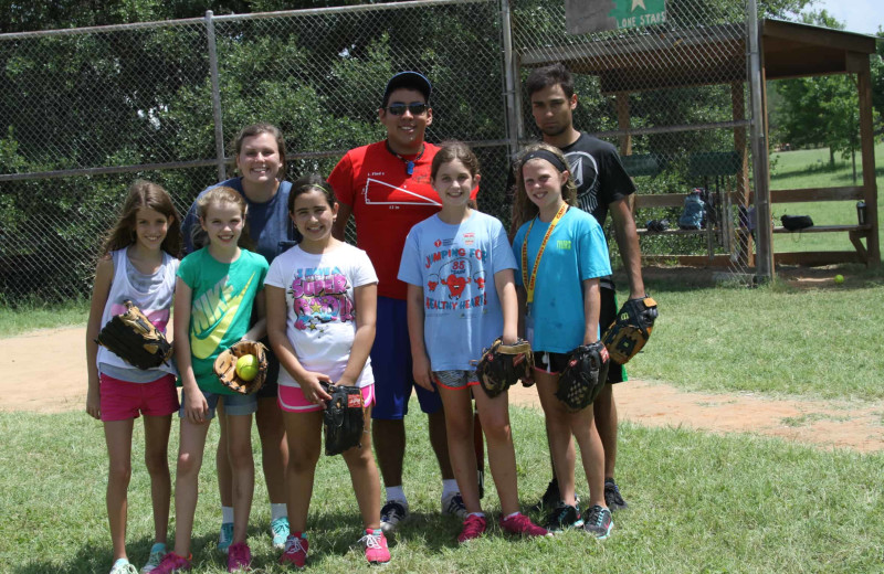 Baseball at Camp Balcones Spring.