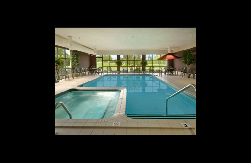 Indoor pool at Baymont InnSuites Traverse City.