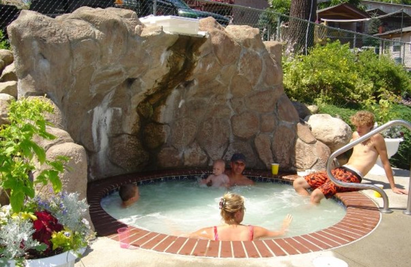 Hot tub at Boulders Resort.