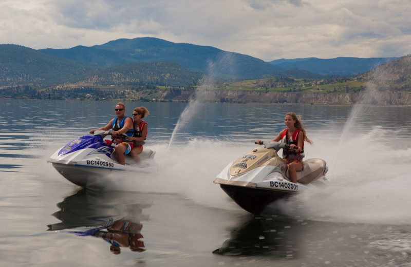 Water skis at Summerland Waterfront Resort.