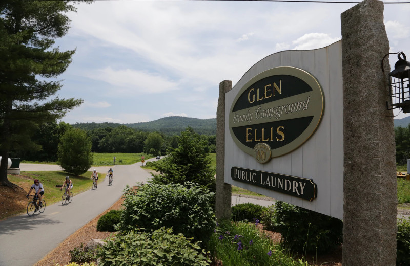 Biking at Glen Ellis Family Campground.