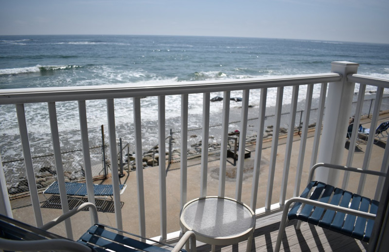 Balcony view at Lafayette's Oceanfront Resort.