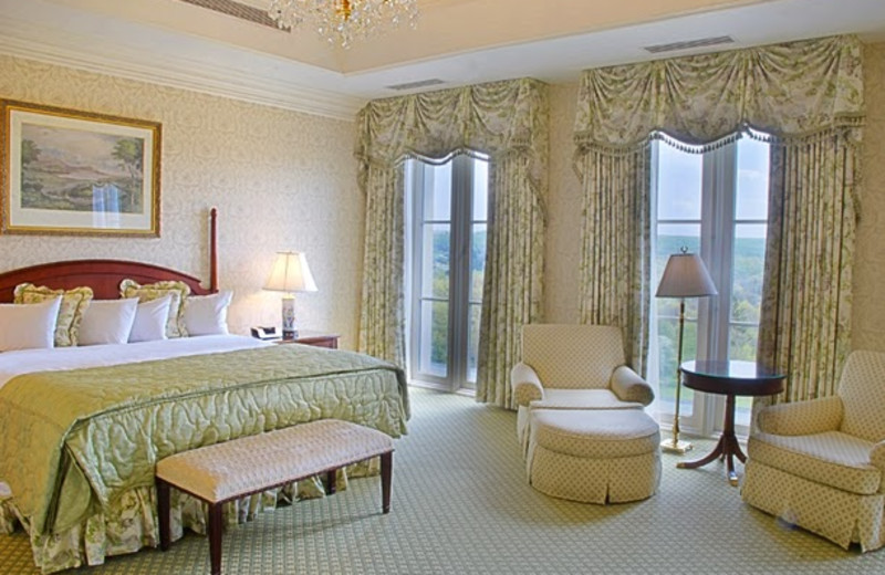 Guest room at Nemacolin Woodlands Resort.