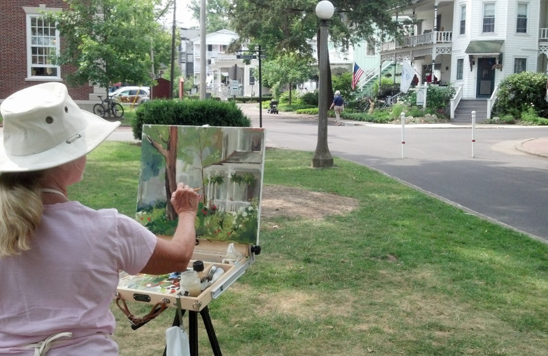 Painting at Chautauqua Institution.