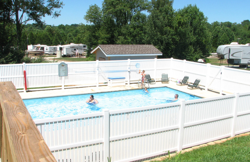 Pool at Jellystone Park at Lake Monroe.