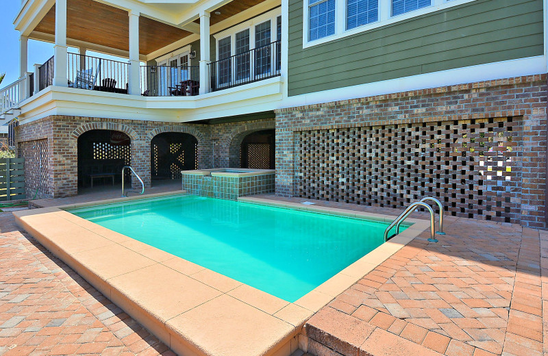 Rental pool at Sea Star Realty.