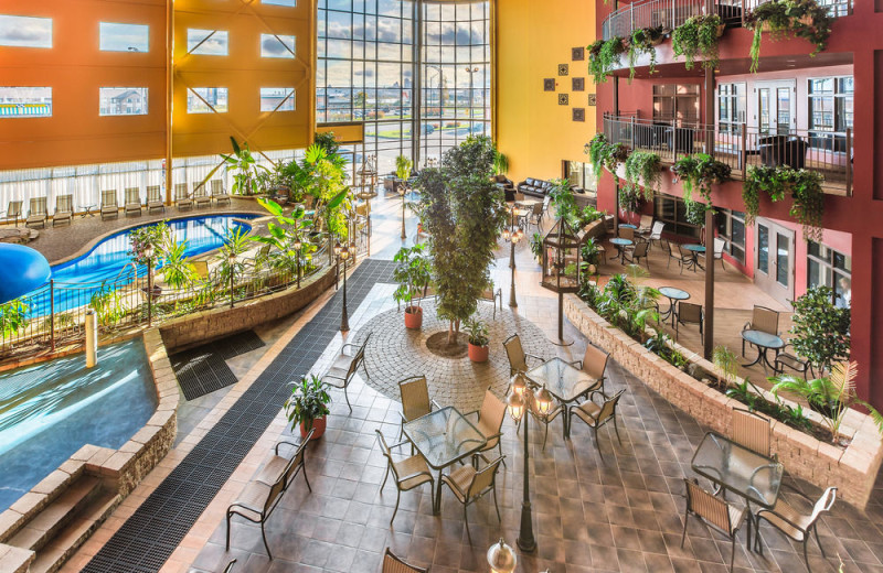 Indoor pool at Ambassadeur Hotel.