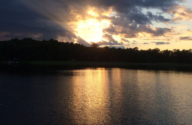 Sunset at Driftwood Resort.