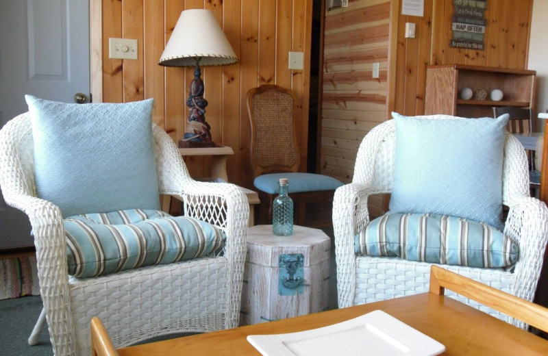 Cabin interior at Kabetogama Lake Resorts.