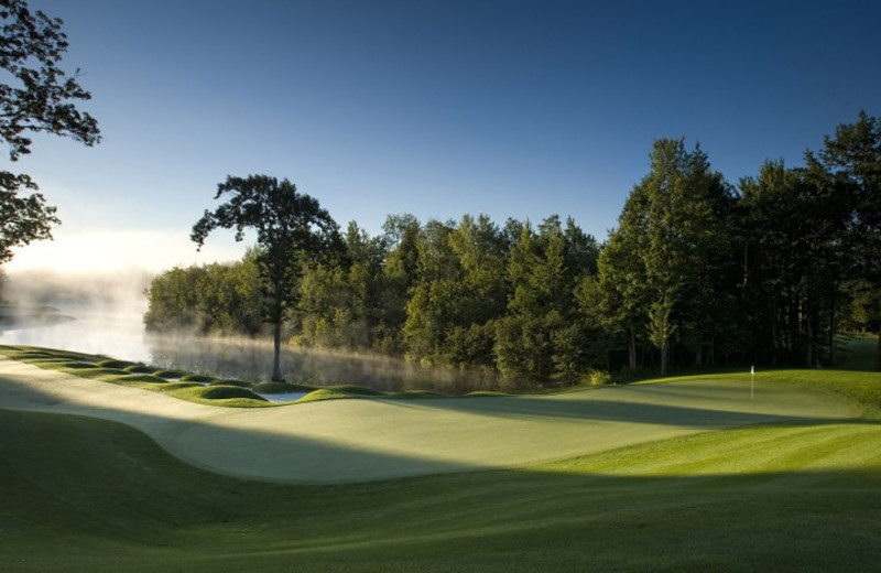 Golf course at Tullymore Golf Resort.