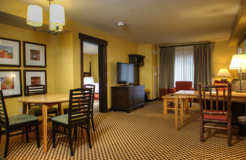 Guest room at Bear Creek Mountain Resort.