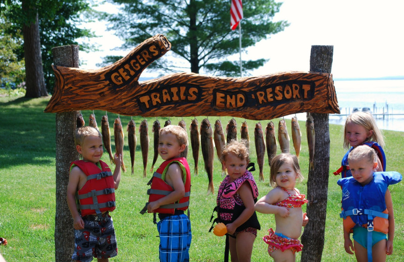 Fishing at Geiger's Trails End.