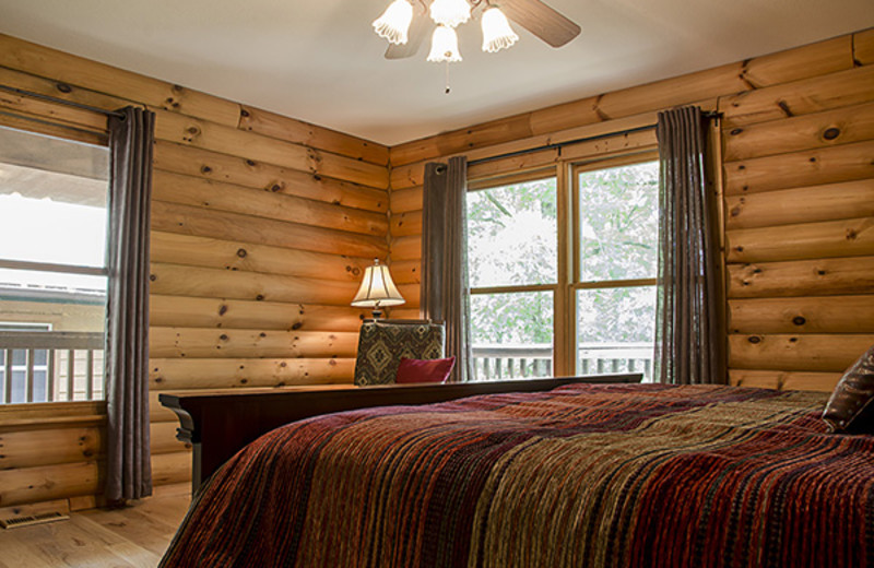 Bedroom at Hideaway Haven.