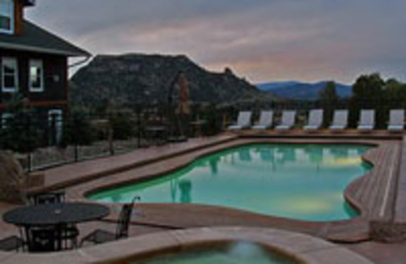 Pool View at Marys Lake Lodge