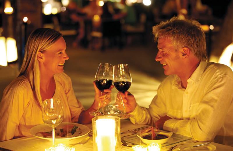 Romantic dining at Quail Lodge Resort.