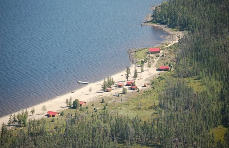 Aerial View of Mattice Lake Outfitters