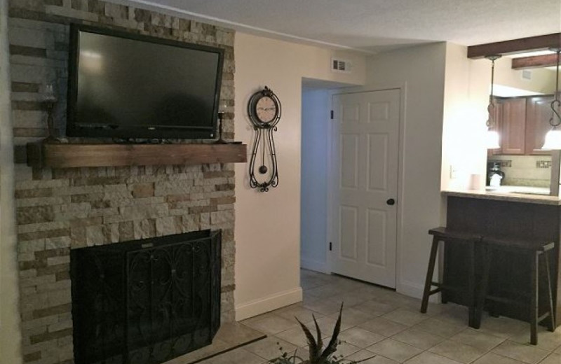 Rental living room at Oak Square Condos.