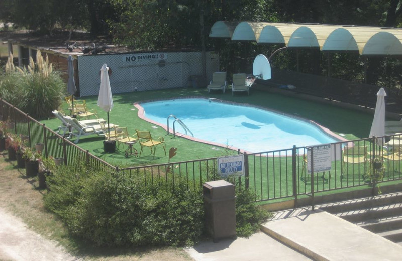 Outdoor pool at Cliffview Resort.