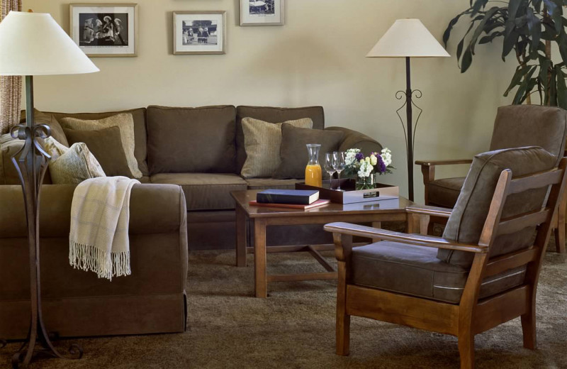 Guest living room at Smoke Tree Ranch.