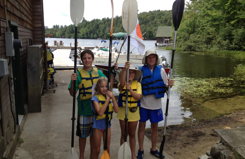 Family at Ampersand Bay Resort & Boat Club.