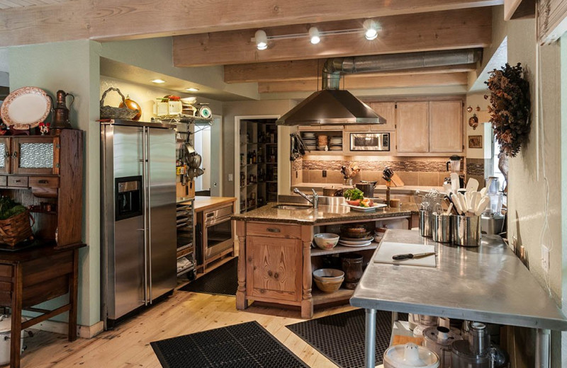 Kitchen at Casa Lana Bed & Breakfast.