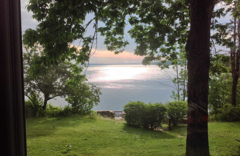 Rental view at Acadia Cottage Rentals.