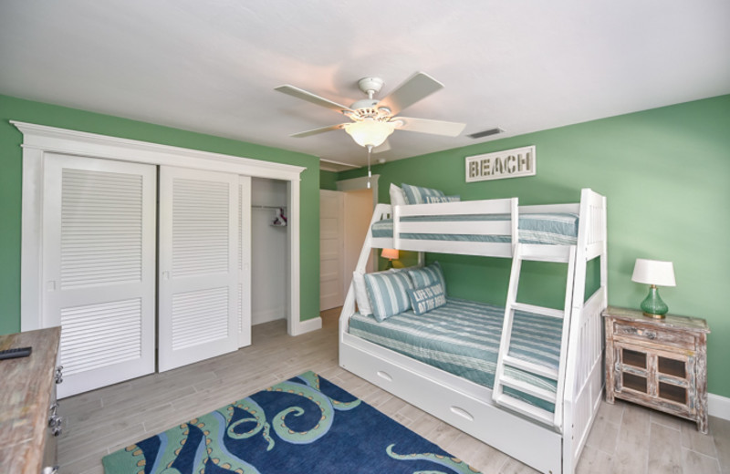 Rental bedroom at Siesta Key Luxury Rental Properties.