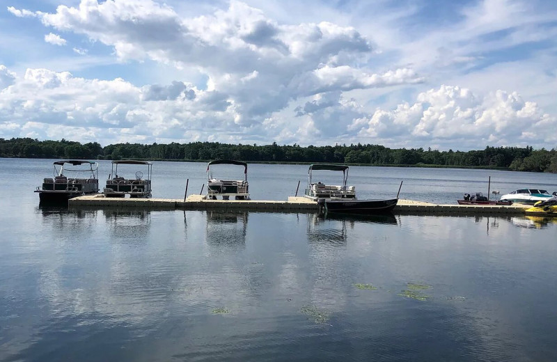 Dock at Riverbay Adventure Inn.