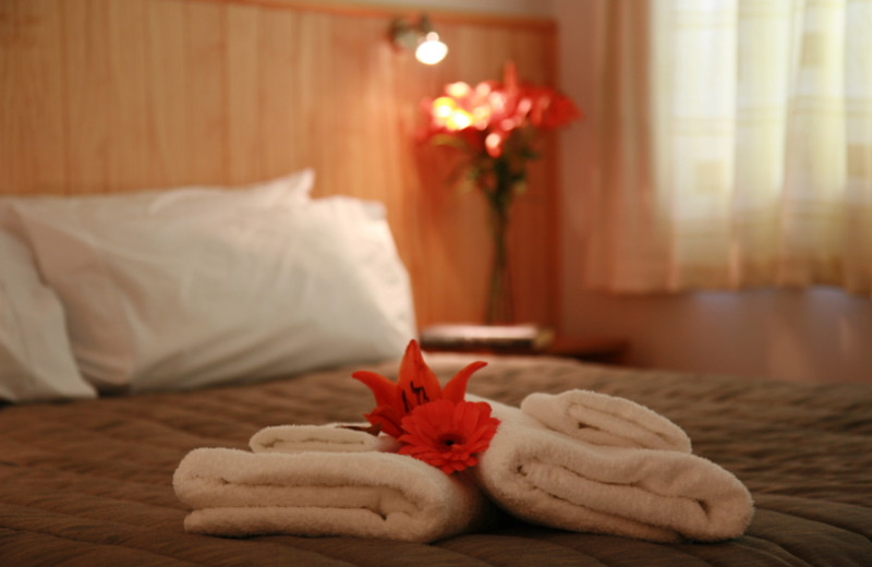 Guest room at Abisko Lodge.