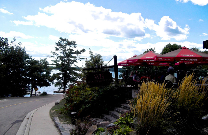 Patio view at Windermere House.