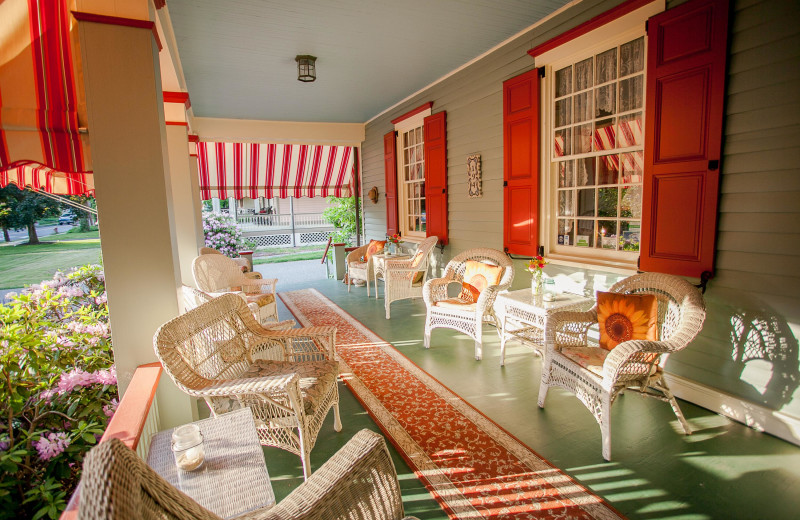 Porch at Main Street Manor Bed 