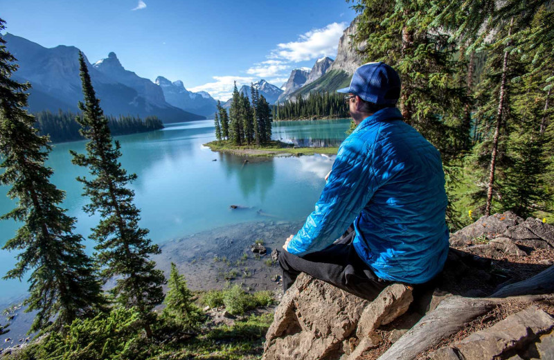 Scenic view near Mount Robson Inn.