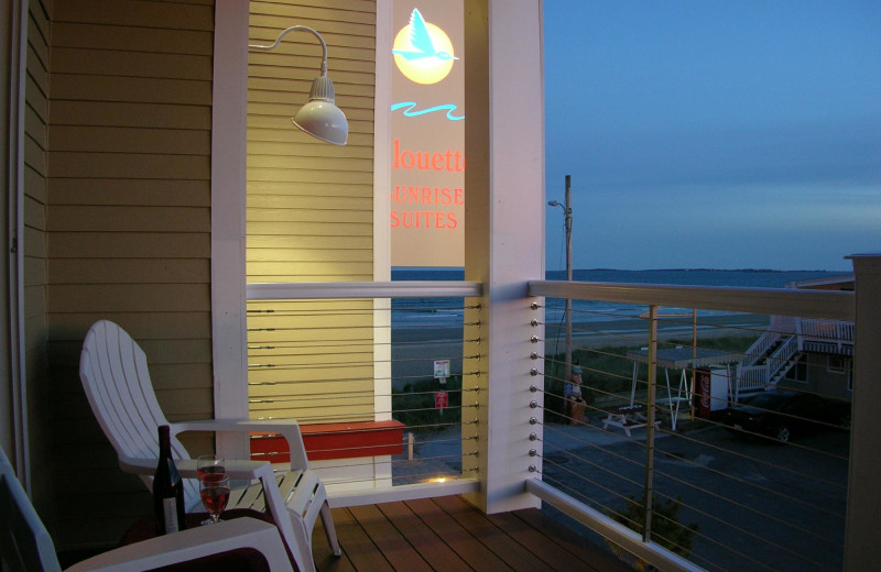 Guest balcony at Alouette Beach Resort.