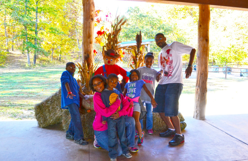 Family at YMCA Trout Lodge & Camp Lakewood.