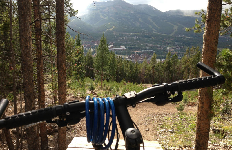 Biking at Breckenridge Resort Mangers.