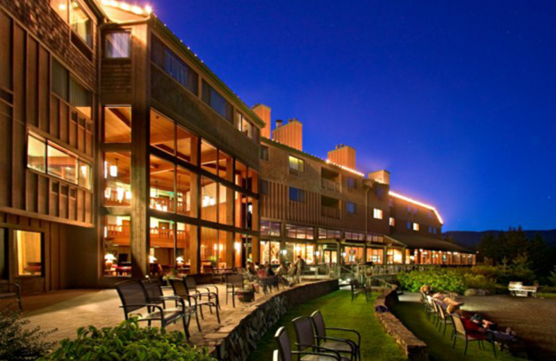 Exterior view of Skamania Lodge.