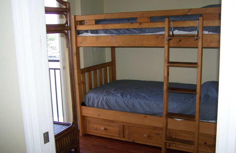 Bunk beds at Madeira Bay Resort.