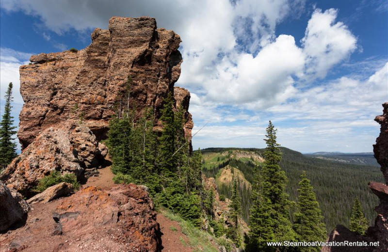 Mountains near Steamboat Vacation Rentals.