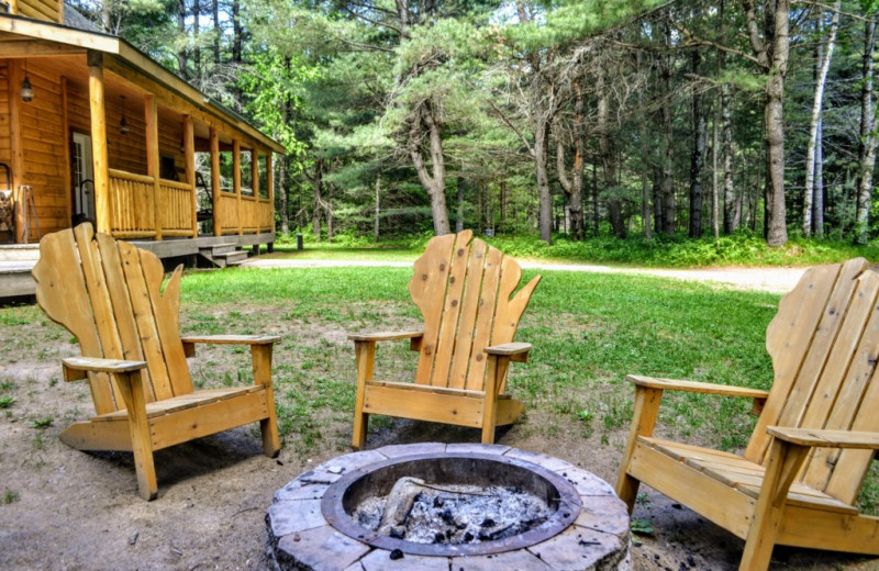 Rental firepit at Lakeland Rental Management.
