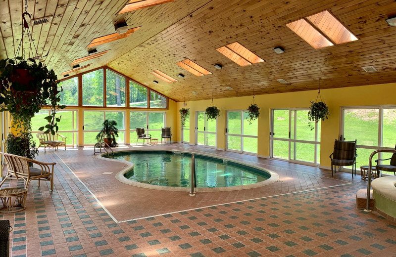 Indoor pool at Hotel Vienna.