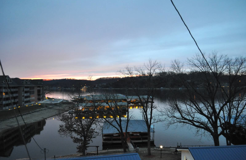Lake view at Lake Breeze Resort.
